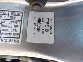 2002 HONDA ACCORD LX 4DOOR SILVER 2.3 AT A20236